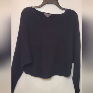 VINCE -size S - white sweater-relax fit- blend raglan/ wool /cotton